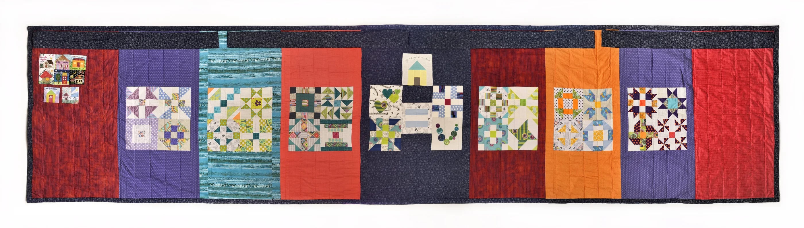 Quilt Colectivo de la Cuarentena — revés